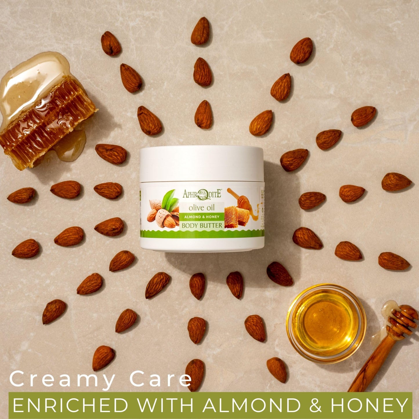 Aphrodite Olive Oil Body Butter with Almond & Honey 200ml