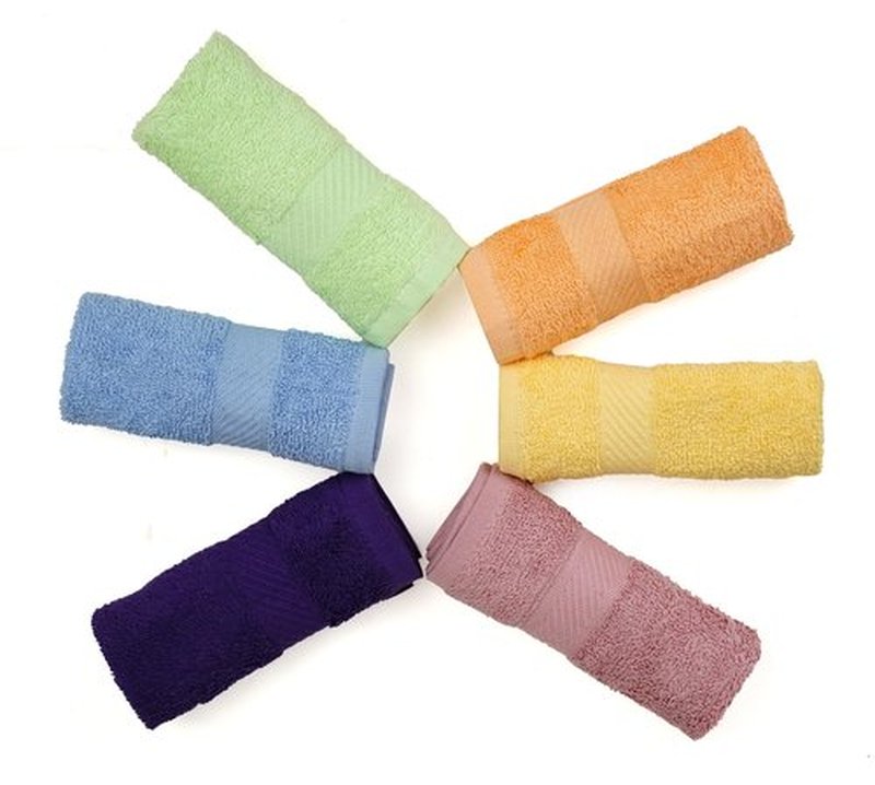 CH 100% Cotton Washcloths Pack of 12 - (12 x 12) - Ultra Soft Towels for Bathroom and Home, High Durability and Absorbency, Convenient and Stylish Wash Cloths - Bright Multi-Colors