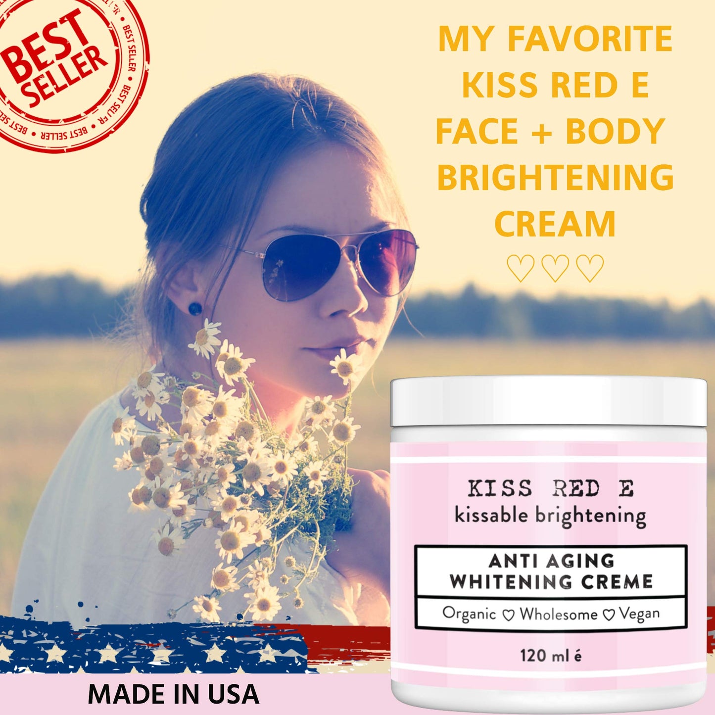 Arzoyi Kiss Red E Anti Aging Skin Radiance Dark Spot Remover Age Spot Remover Cream. Age Rewind Radiance Cream