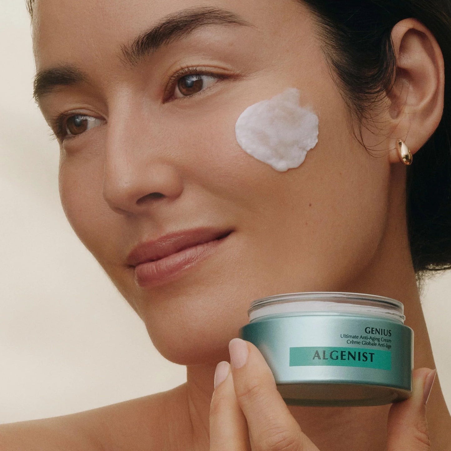 Algenist GENIUS Ultimate Anti Aging Face Cream - Firming Moisturizer with Alguronic Acid & Microalgae Oil - Helps Improve Skin Density, Elasticity & Radiance - Daily Face & Neck Cream (1 Fl Oz)