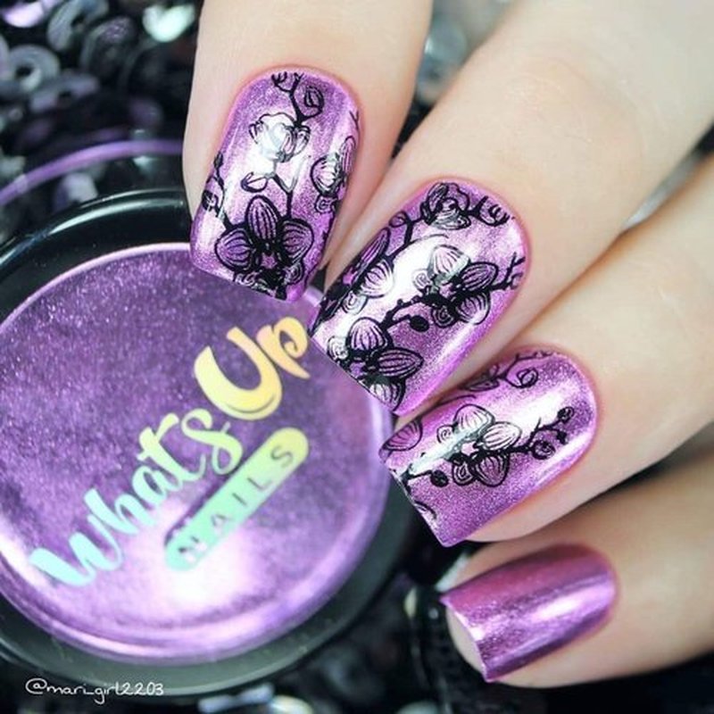 Whats Up Nails - Lilac Chrome Powder For Mirror Nails