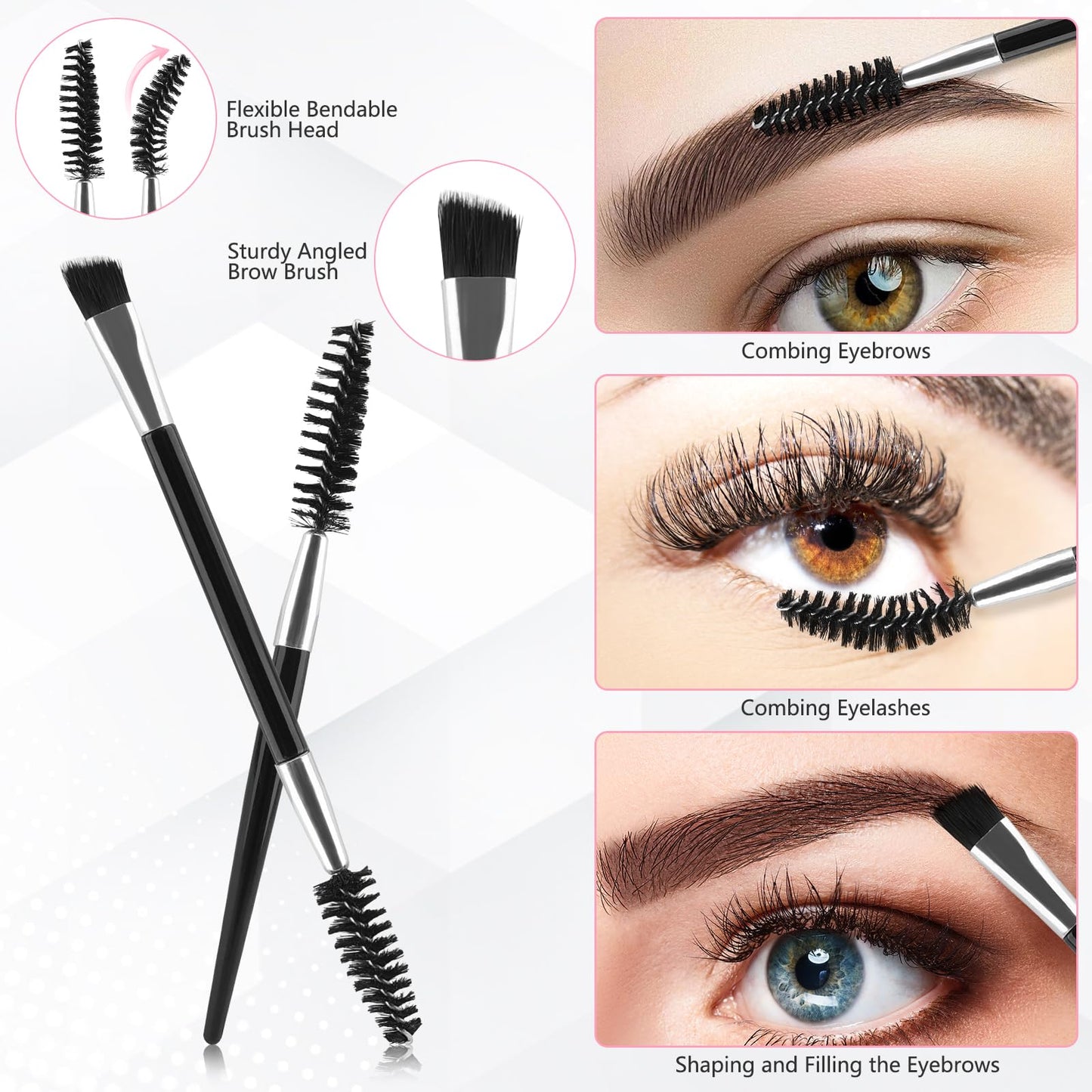 NICEMOVIC Tweezers for Women Facial Hair 7 Pcs, Stocking Stuffers
