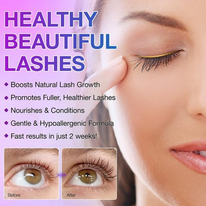Lash Serum - Rapid Eyelash Growth Serum,eyelash serum,Lash Enhancing Serum for Eyelash Growth Thickness,Boost Thicker, Fuller, and Longer Lashes 5ml