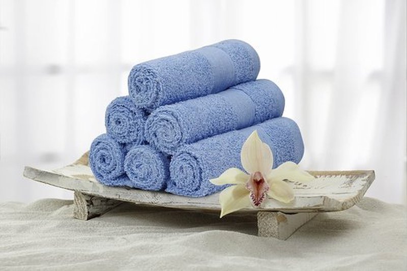 Premium Wash Cloths Pack of 12 (13" x 13" Inches)- 100% Combed Ring Spun Cotton WashCloth - Luxury Washcloths – Ultra Soft Face Towels - Highly Absorbent Wash Cloth for Face (Sky Blue)
