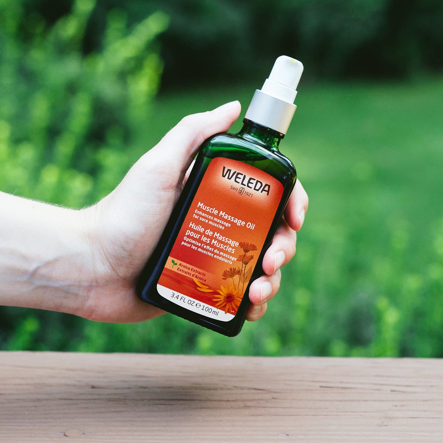 Weleda Arnica Muscle Massage Oil, 3.4 Fluid Ounce, Plant Rich Massage Oil with Birch, Sunflower and Olive Oils