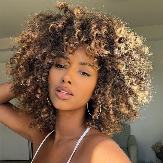 Short Passion Twist Crochet Hair Kinky Curly Braiding Hair for Black Women Crochet Braids with Curly Texture Hair Extensions (6 Packs, 12 Inch,T27)