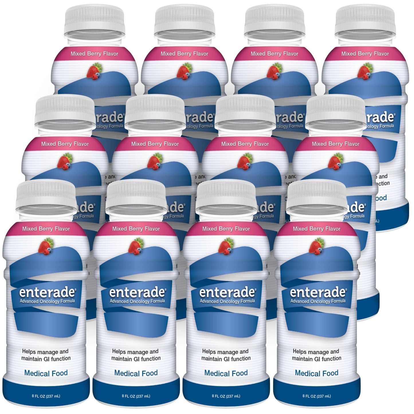 enterade Advanced Oncology, Mixed Berry, Liquid, 8 oz, 12 Bottles