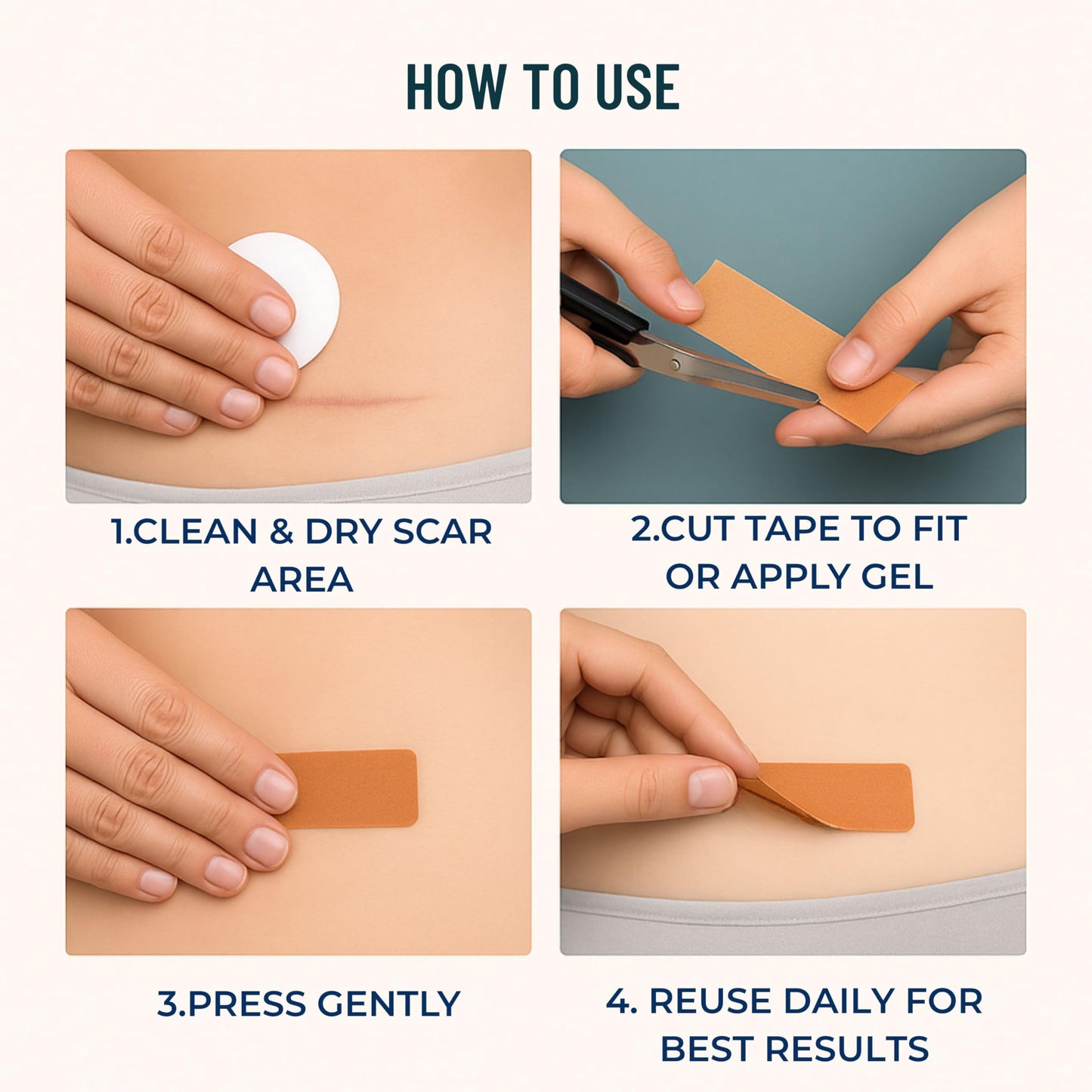 Silicone Scar Gel with SPF 30 & Silicone Scar Tape Roll – 20g Gel & 1.6"x120" Tape - Medical-Grade Silicone for Scr Appearance Care After Surgery, C-Section, Burns & Acne – NanaCare