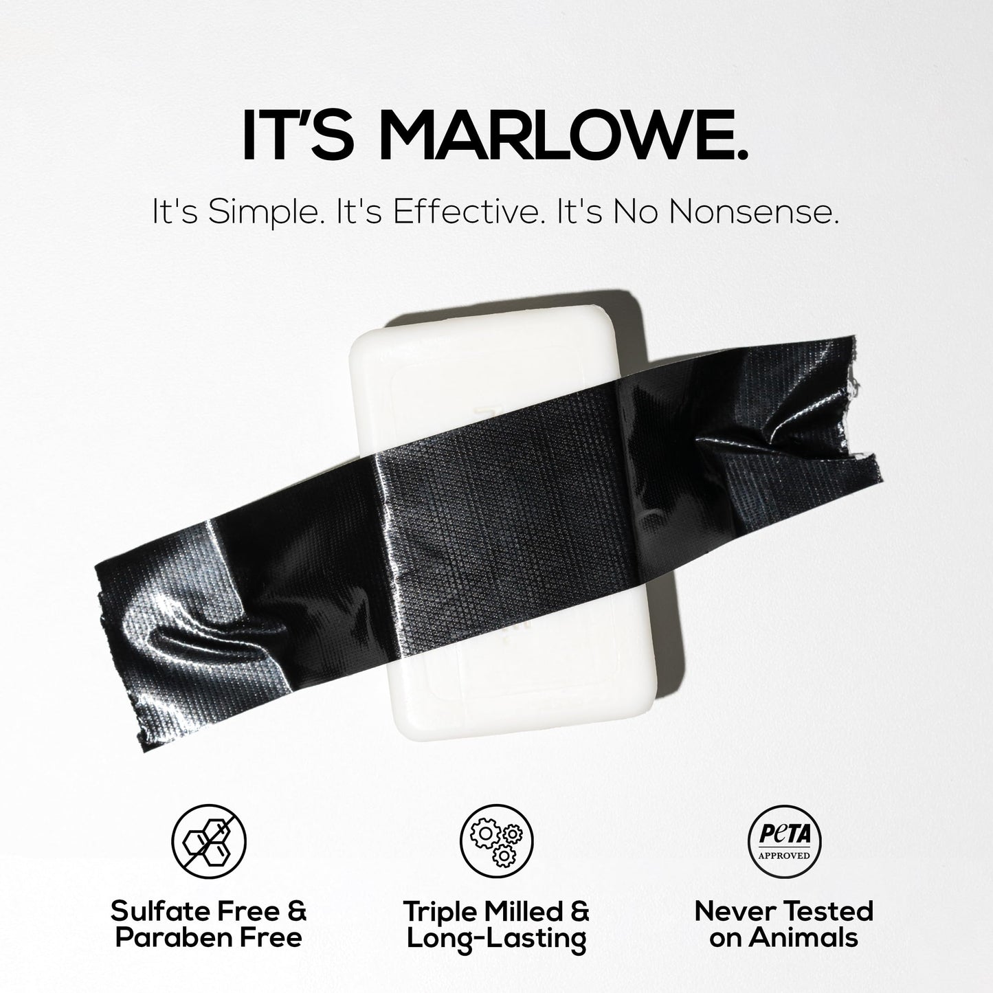 MARLOWE. No. 105 Bar Soap for Men 7 oz (12 Bars) Moisturizing Body Soap, Nourishing & Refreshing with Natural Extracts, Shea Butter, Olive Oil & Green Tea Extracts, Original Sage & Fir Scent