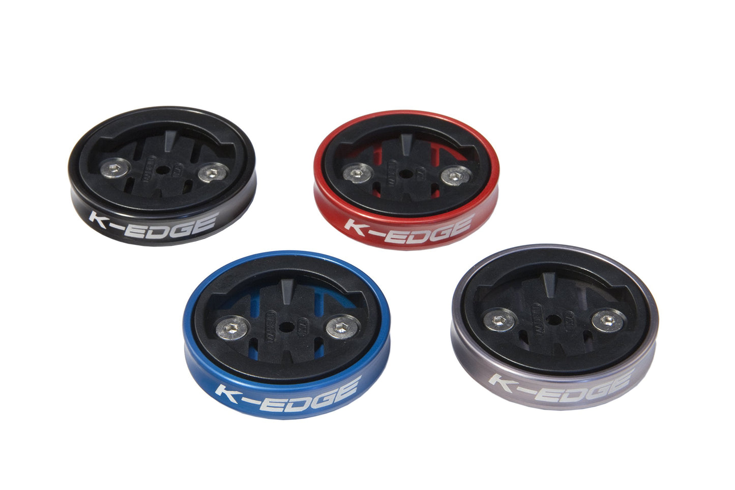 K-Edge | Gravity Top Cap Bicycle Computer Mount | Garmin | Black
