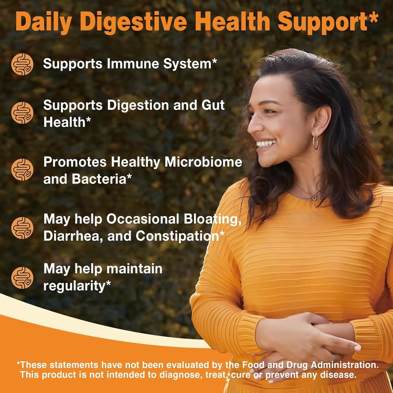 Probiotic 16 - 20 Billion CFU, 16 Strains & Prebiotic Fiber | Digestive & Immune Support, 120 Veggie Capsules