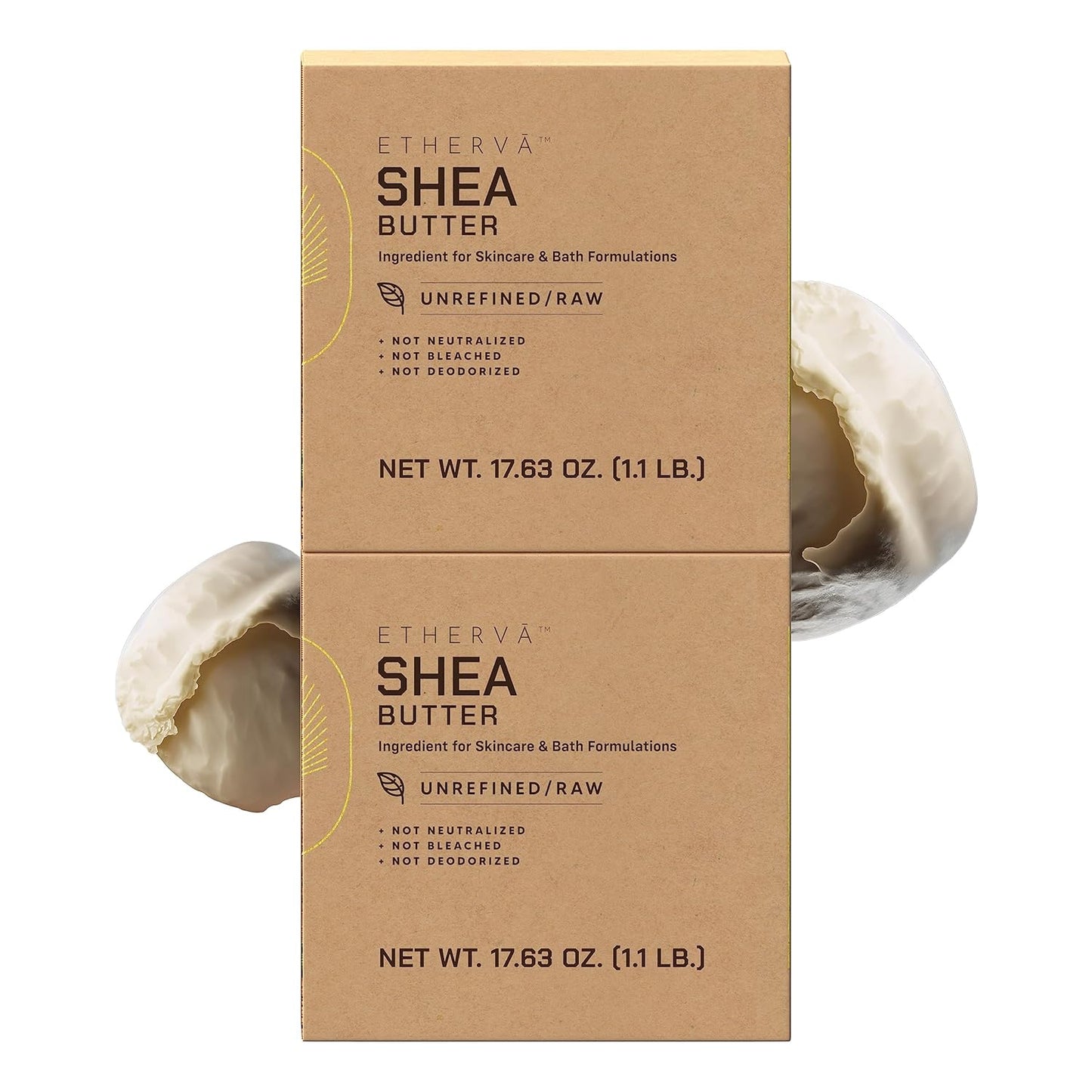 Shea Butter - Unrefined & Raw Natural Moisturizer | 0.5 kg | 1 kg | 5 kg
