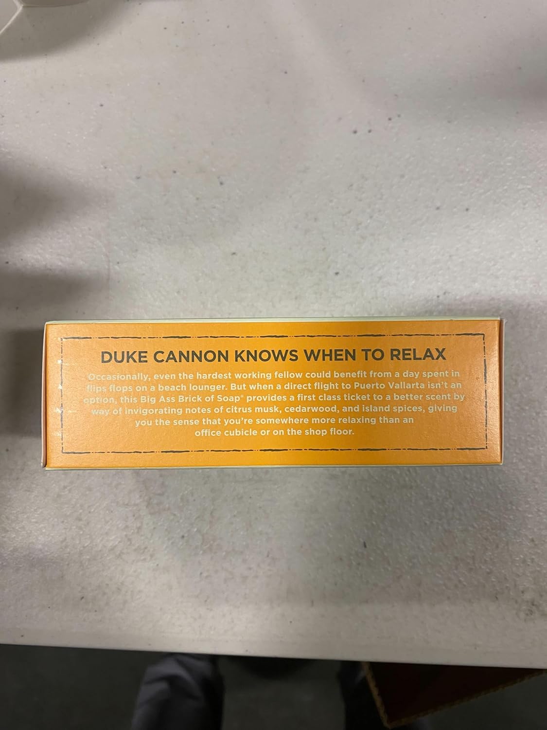 Duke Cannon Supply Co. Tactical Scrubber Big Brick of Soap - Naval Diplomacy