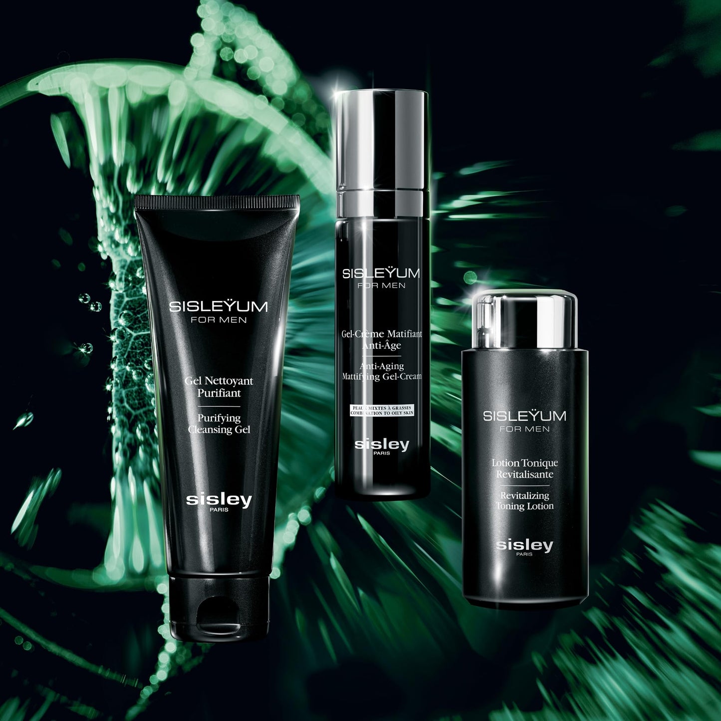 Sisley Paris Sisleyum Anti-Aging Comfort Cream - Smooths, Soothes & Hydrates - For Normal-to-Dry Male Skin - Non Sticky, Non Shiny - Light Fragrance with Woody Notes - 50 mL