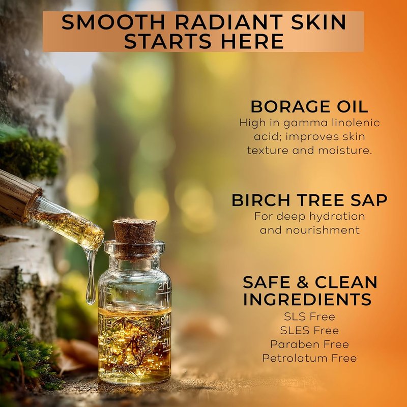 Deep Wrinkle Filler Cream - Collagen-Infused with Birch Sap, Jojoba & Avocado | 1.3 fl oz for All Skin Types