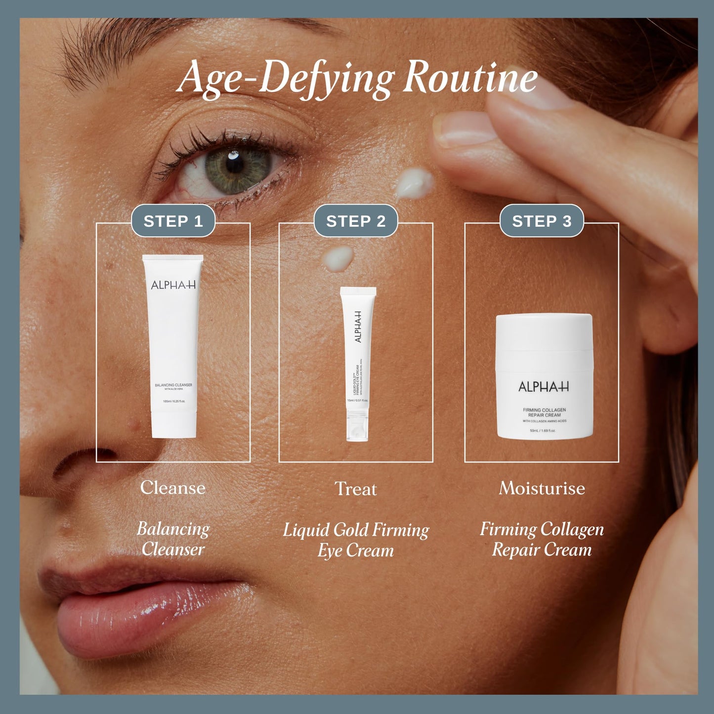 Alpha-H Liquid Gold Firming Eye Cream for Fine Lines & Puffiness (15ml)