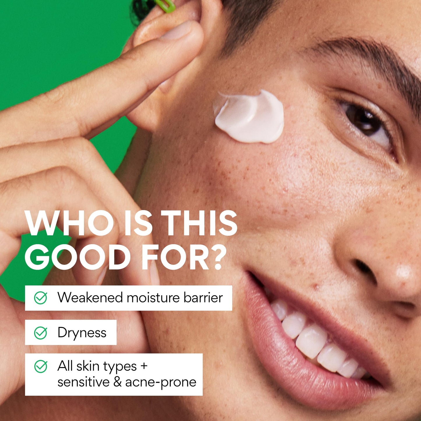 innisfree Green Tea Seed Hyaluronic Acid Cream, Korean Face Moisturizer with Ceramide & Skin Barrier Complex, Fragrance-Free & Non-Comedogenic, Jumbo