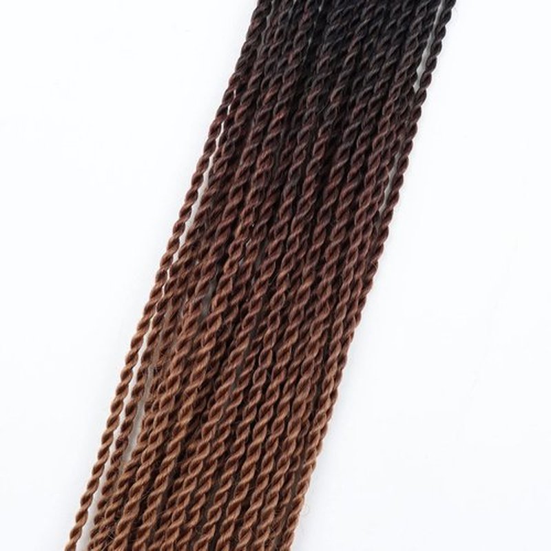 18 Inch 8Packs Senegalese Twist Hair Crochet Braids 30Stands/Pack Synthetic Braiding Hair Extensions for Black Women (18 Inch, 1b/33/30)