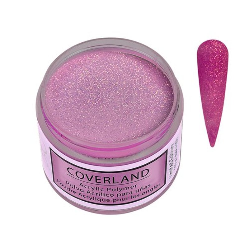 Tones Coverland Acrylic Nail Powder "Party Diva" - Limited Edition Acrylic Powder for Nail Design, Sculpting, and Masking Nail Bed Imperfections - Professional Acrylic Nail Supplies - (1.5 Oz)