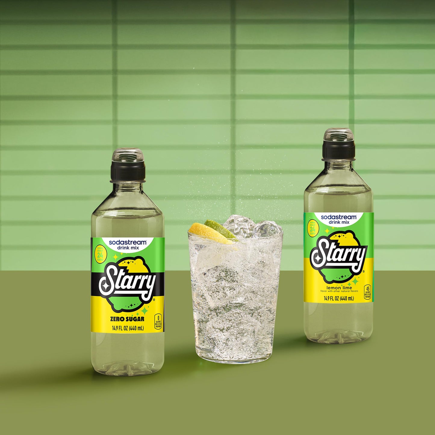 Sodastream® Starry Zero® New Pour Bottles Beverage Mix 14.9 Fl Oz (Pack of 4)