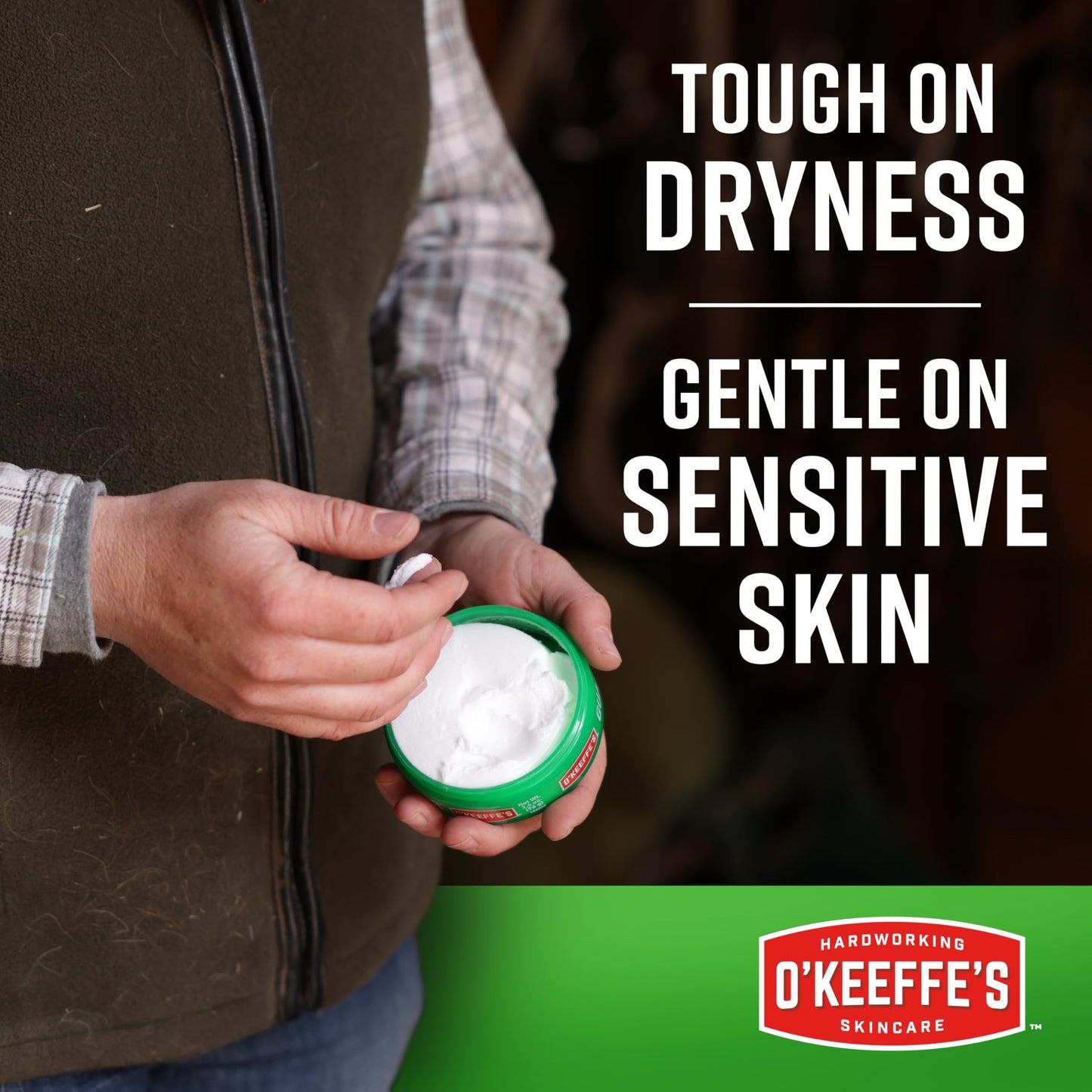 O'Keeffe's Working Hands Hand Cream for Extreme Dryness - 6.8 oz Value Size Jar (1 Pack) - Repairing Skincare for Cracked, Dry Hands