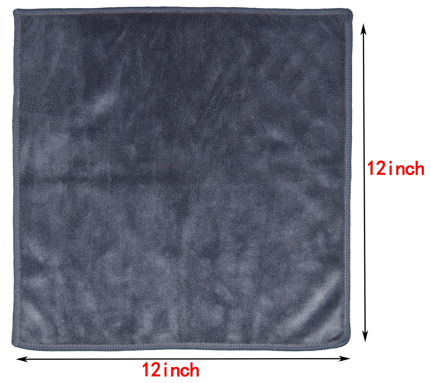 VIcolour Microfiber Face Cloth Makeup Remover Cloth Face Cleaning Cloths Soft Facial Washcloths 12 x 12inch 6 Pack