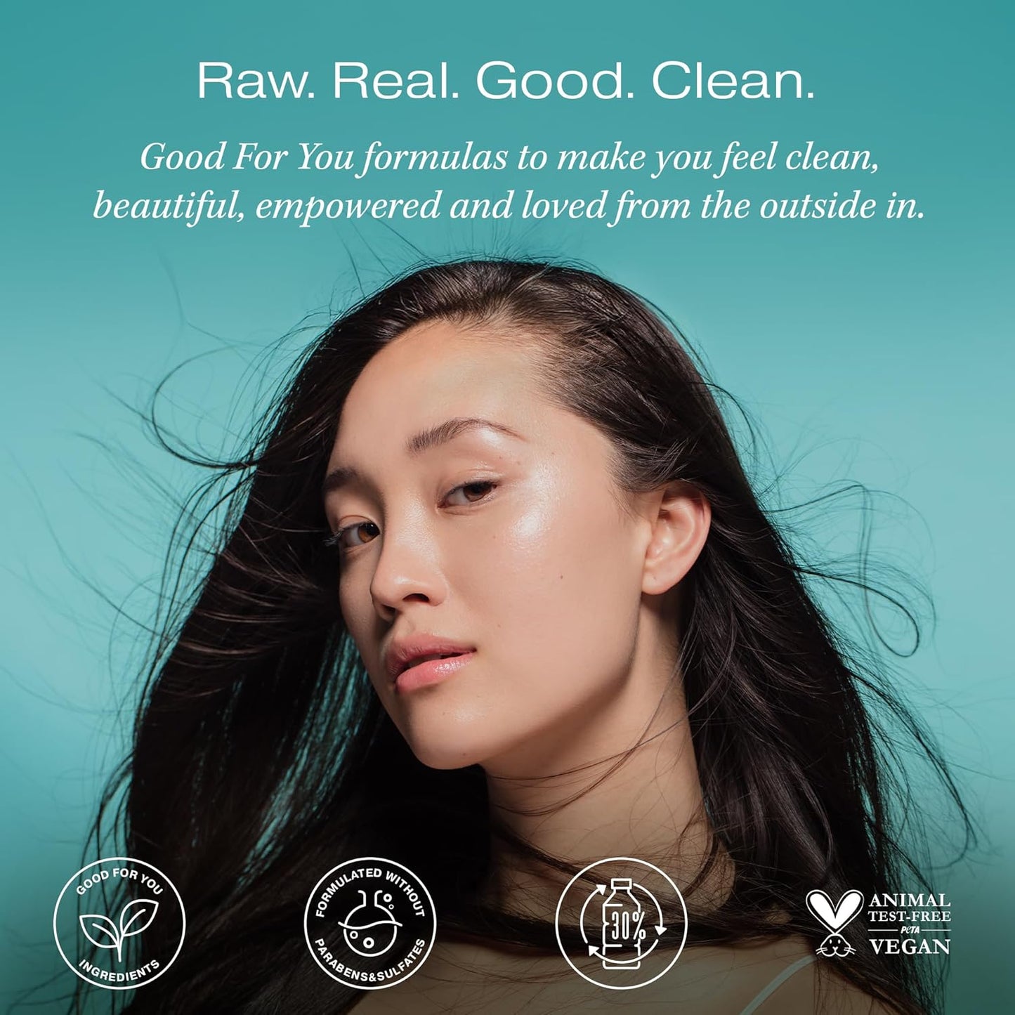 Raw Sugar Moisture Smoothie Shampoo and Conditioner Set, Moisturize & Nourish Dry Hair, Bulk Shampoo and Conditioner with Coconut Oil, Agave & Sweet Almond Oil, Formulated without Sulfates & Parabens