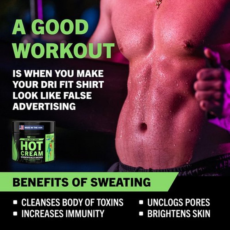 TNT Pro Ignite Pre-Workout Cream, Hot Sweat Cream,Sweat Firming Cream, Tightening Cream is Helpful as a Hot Cream, Sweat Gel