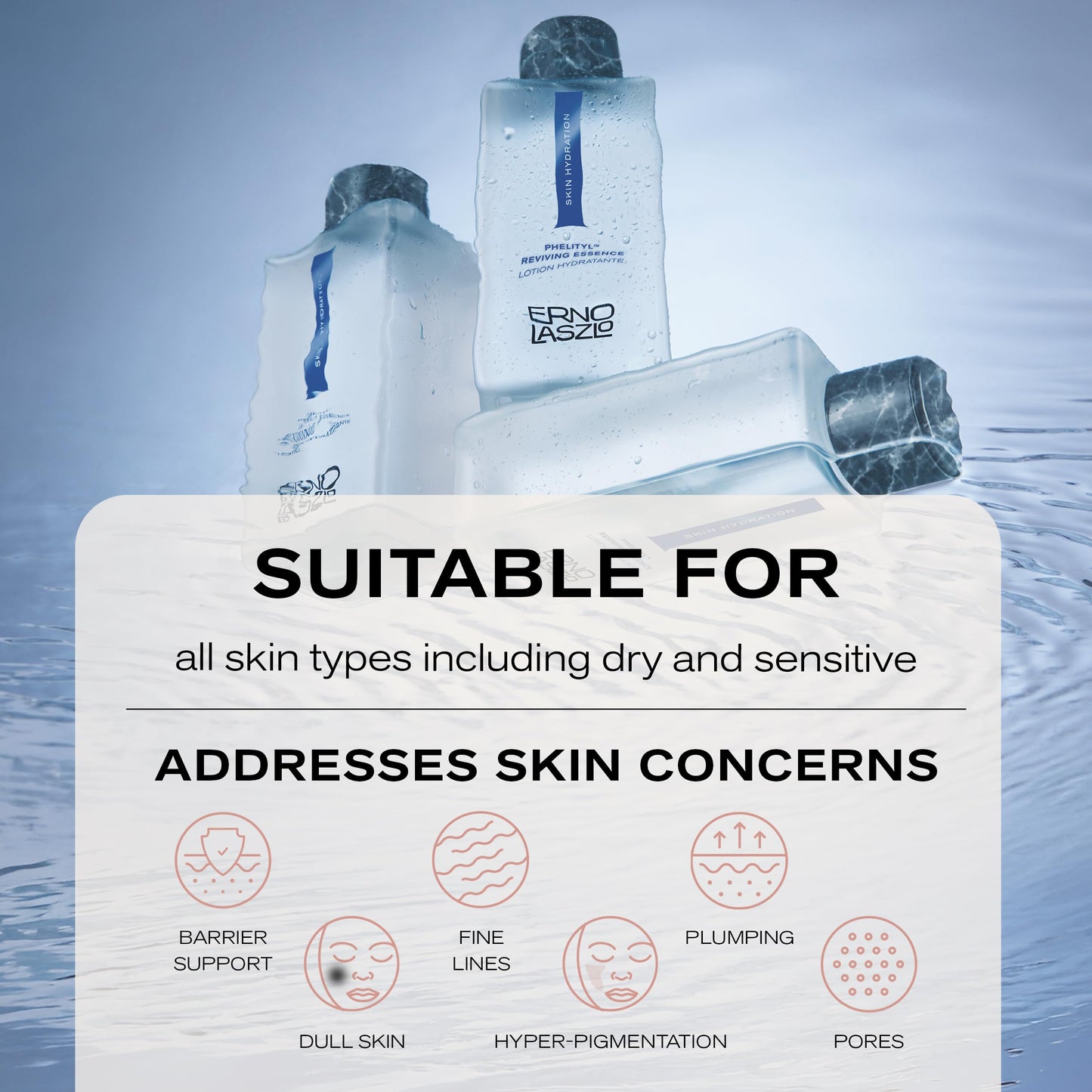 Erno Laszlo Phelityl Reviving Essence, Moisturizing Facial Essence for Dry Skin, Skin Hydration for Dull and Dry Complexions and Healthy-Looking Skin, 6.8 FL Oz