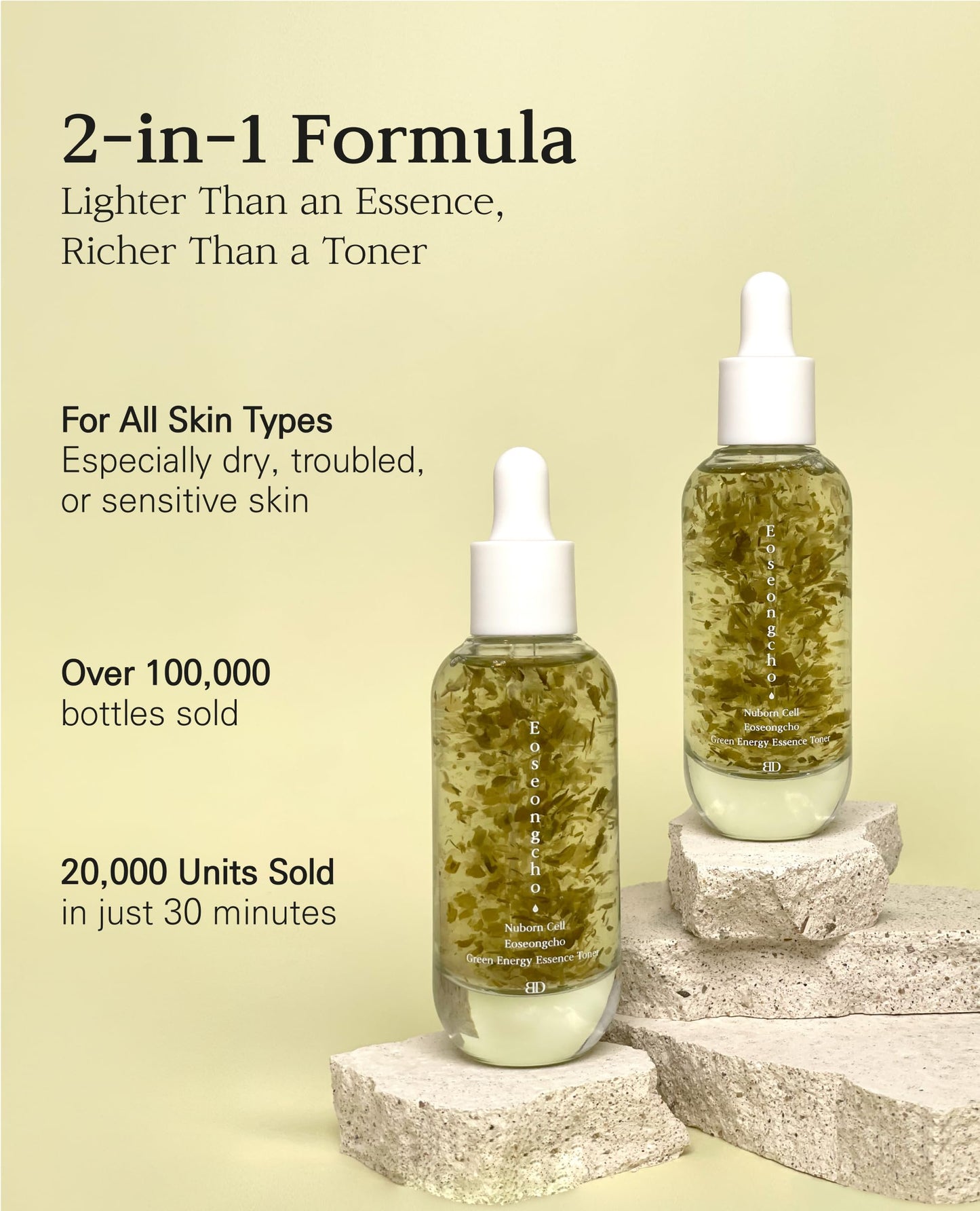 BLANC DUBU Nuborn Cell Eoseongcho Green Energy Essence Toner