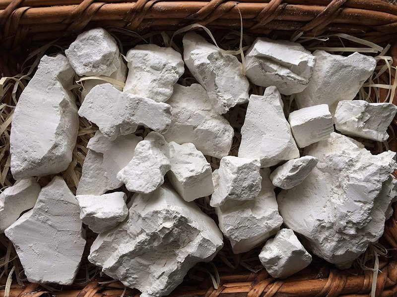 Kaolin Edible Clay Chunks - Natural Food-Grade Clay for Eating | 4 oz (113 g)