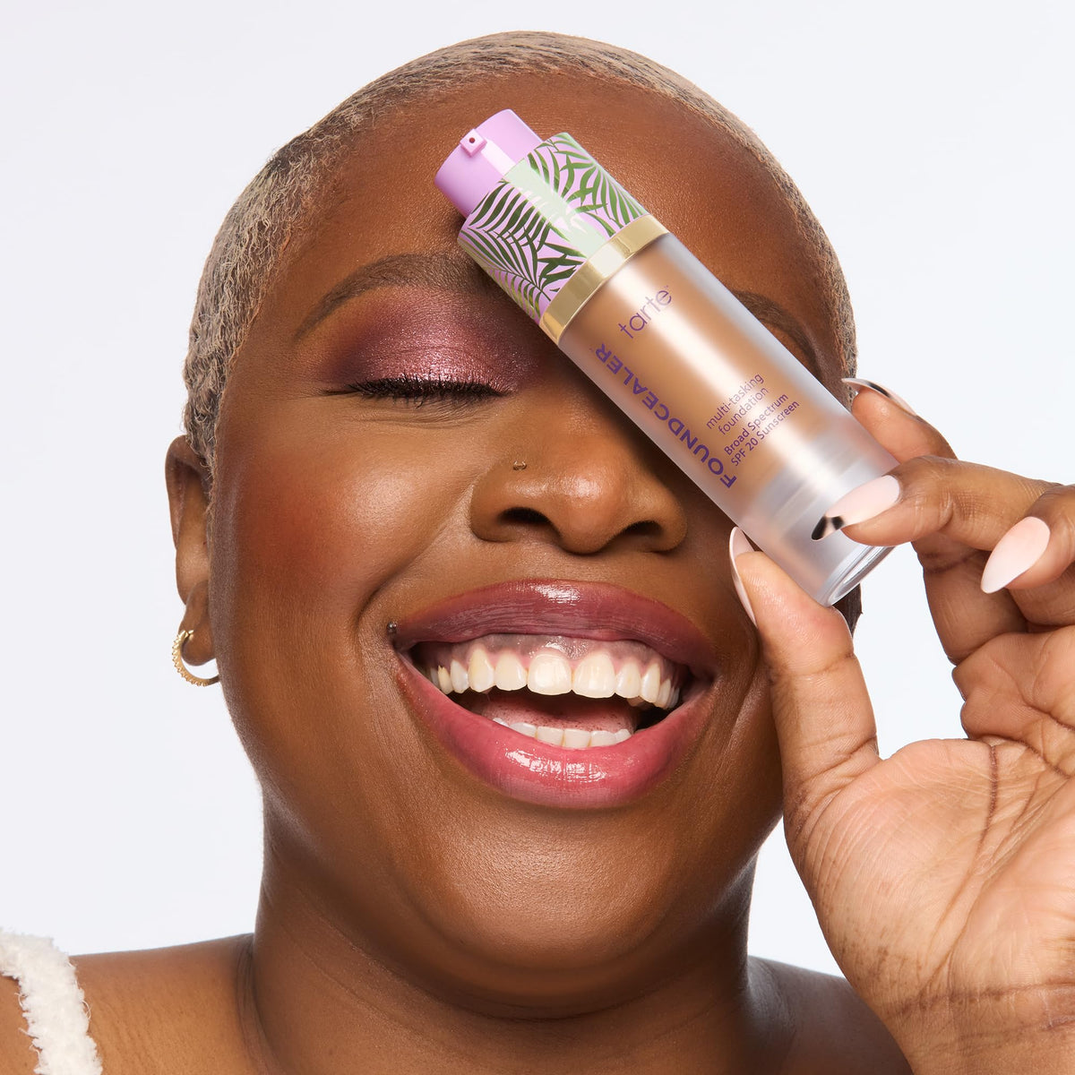 tarte babassu foundcealer dewy foundation Broad Spectrum SPF 20 Sunscreen – Foundation & Concealer in 1, Vegan Skincare Makeup, Medium Coverage, Cruelty-Free, full size, 42N tan neutral