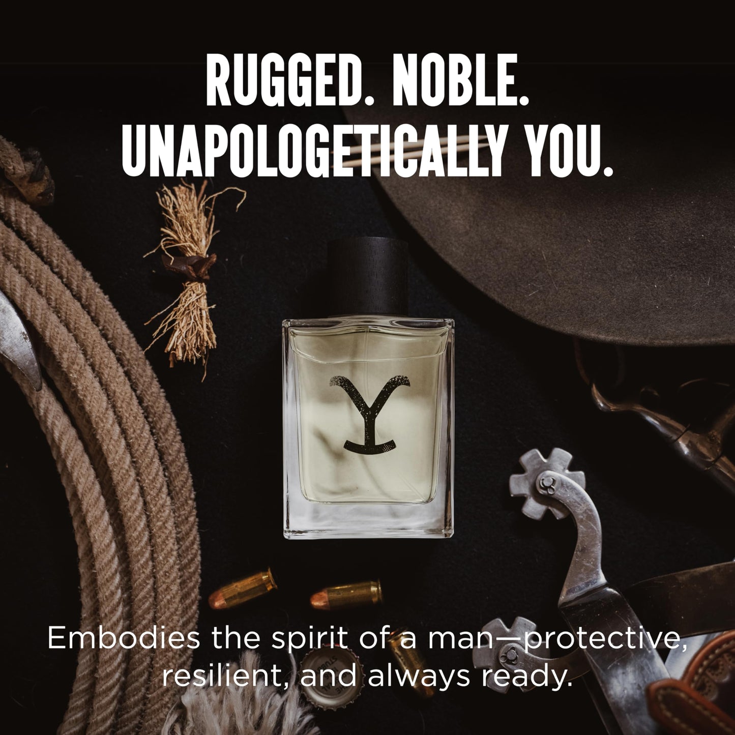 Yellowstone Original Men's Handcrafted Cologne Spray by Tru Western - Officially Licensed Fragrance of Paramount Network's Yellowstone - 100 ml | 3.4 fl oz