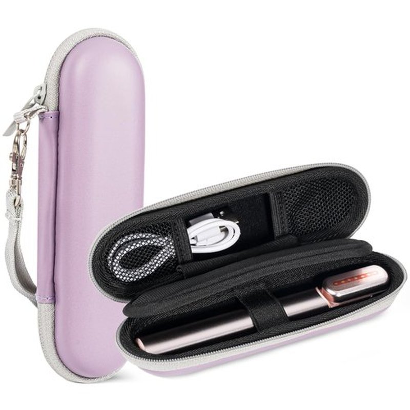 ProCase Hard Travel Case for SolaWave 4-in-1 Facial Wand, EVA Protective Case for Radiant Renewal Wand, Women Face Skincare Wand Storage Room for USB Cable Charger -Purple