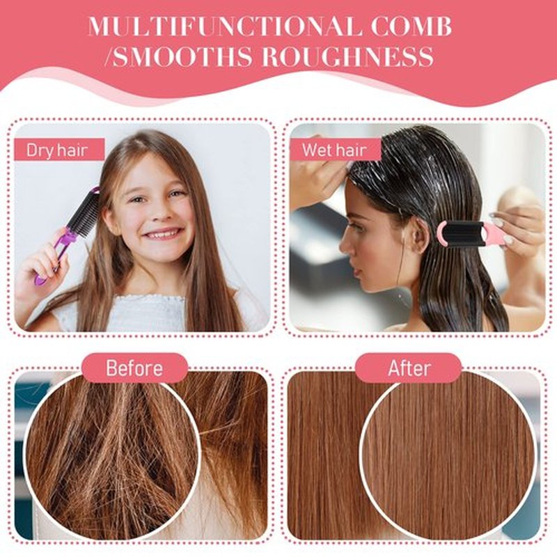 20 Pieces Travel Hair Brush Portable Folding Hair Brush with Mirror Mini Compact Hair Comb Collapsible Colorful Pocket Square Massage Brush for Family, School, Car, Bag