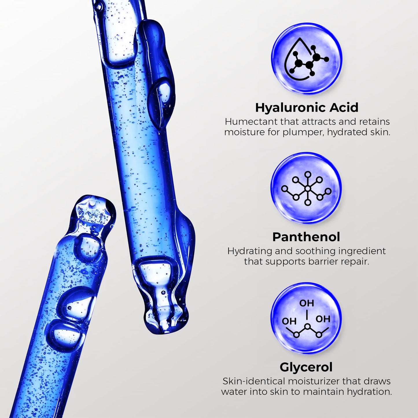 Skin Deva Copper Peptide Serum + Hyaluronic Acid Serum + Argireline and Matrixyl 3000 Lightweight Hydrating, Supports Smooth & Firm-Looking Skin, Supports Firm Youthful-Looking - Pack of 2