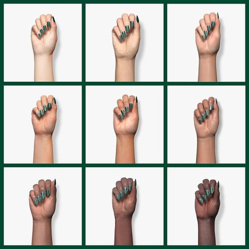 Revel Nail Dip Powder - Green Powder Dip Nail Polish, Chip Resistant Dip Nail Powder with Vitamin E and Calcium, DIY Manicure, Hyper