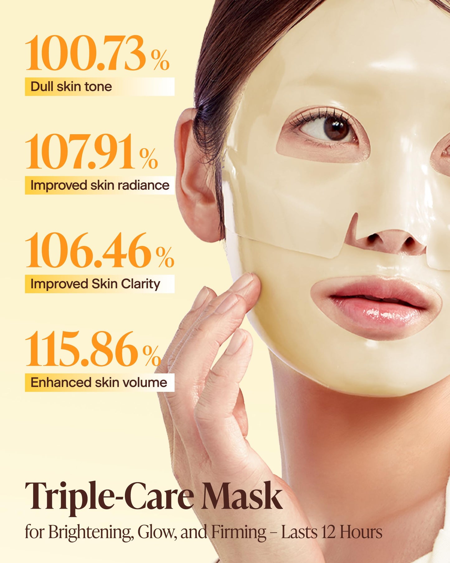 Medianswer Korean Collagen Hydrogel Mask, Turns Clear + Vitamin C, 5 Ct