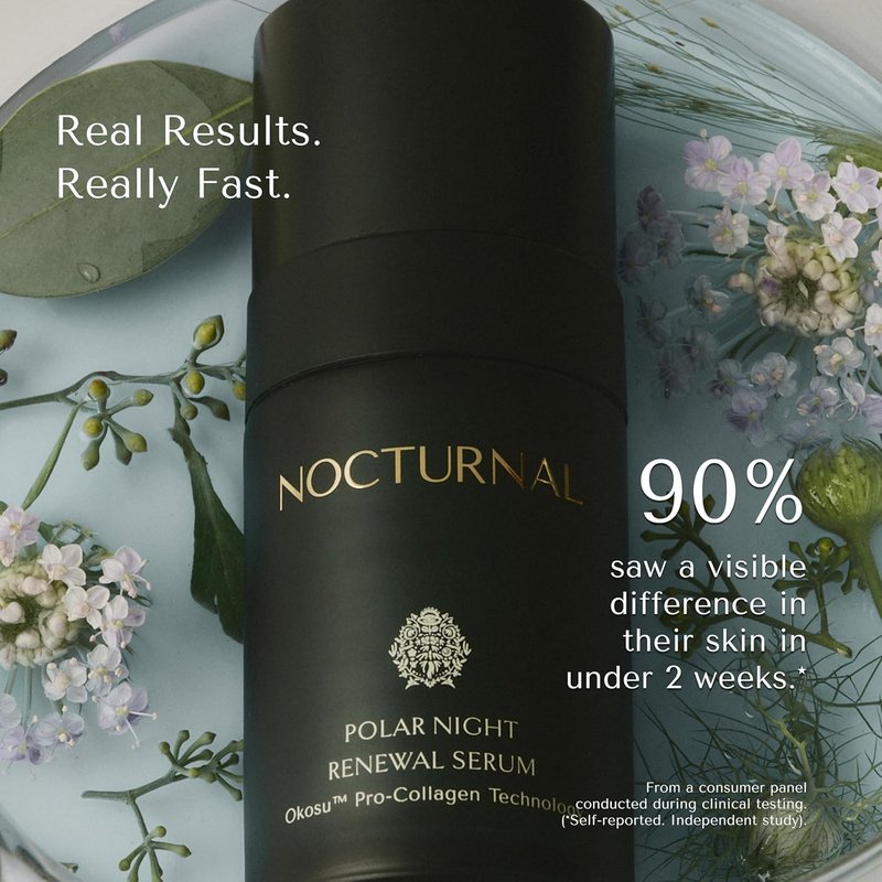 Nocturnal Skincare Polar Night Renewal Serum - Night Repair with Copper Peptides & Niacinamide | 30ml