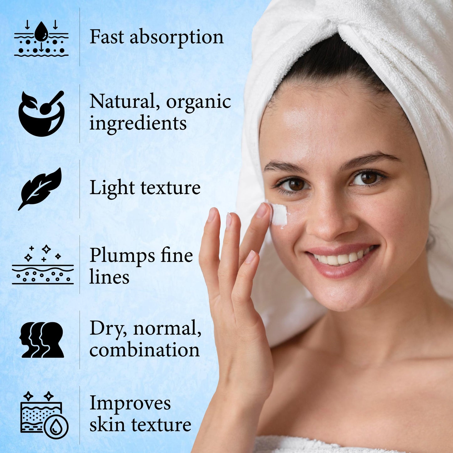 Florencia Ultra Peptide Complex Cream – Reviving Face Moisturizer, 2 oz