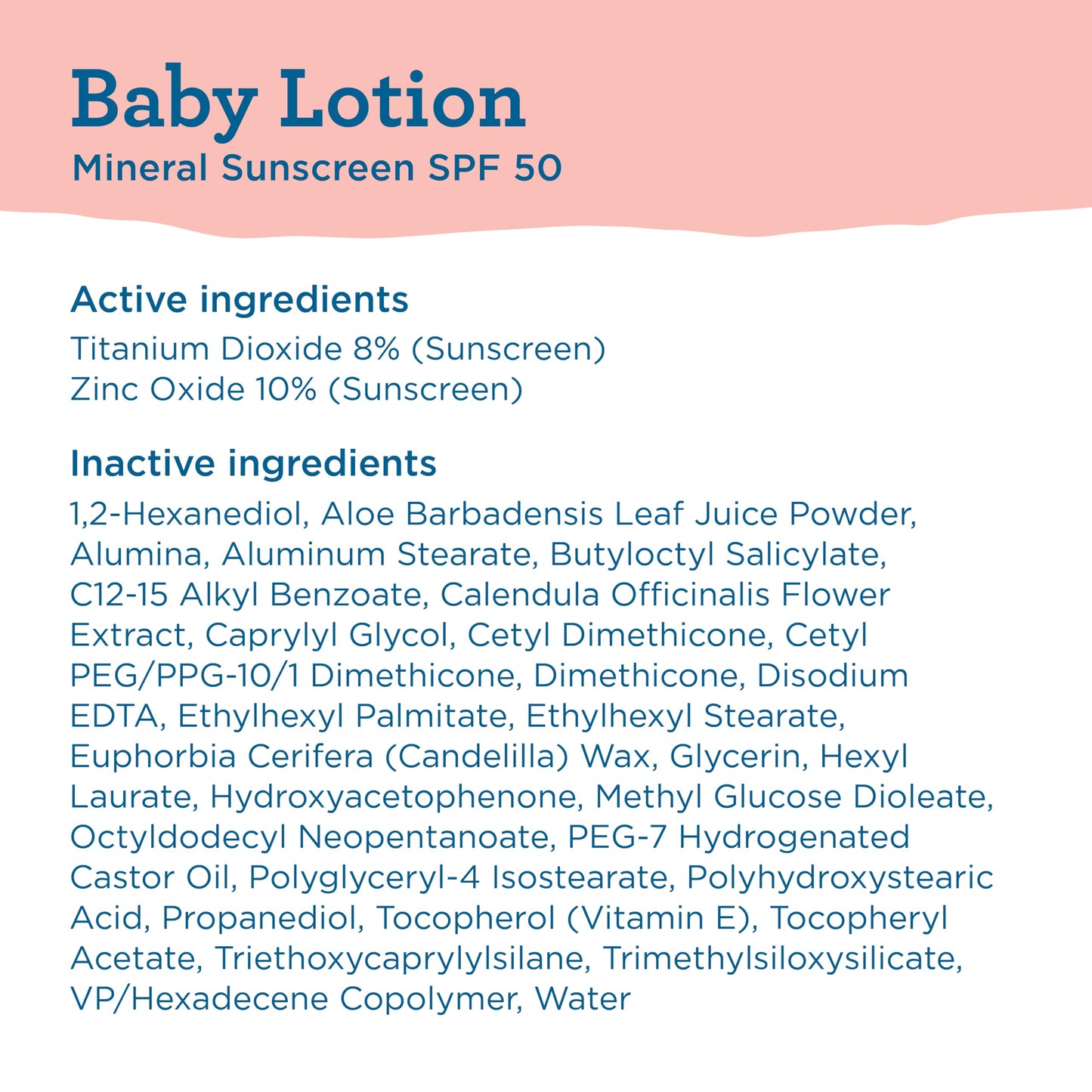 Blue Lizard BABY Mineral Sunscreen with Zinc Oxide,SPF 50+,Water Resistant,UVA/UVB Protection with Smart Cap Technology - Fragrance Free,5 oz. Tube,(Pack of 2)