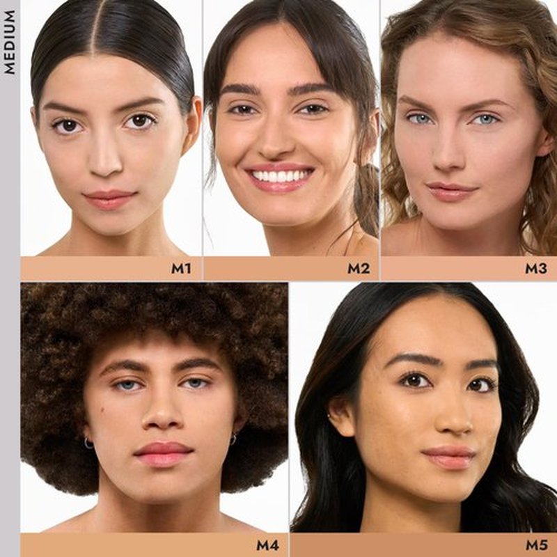 COVER FX Pressed Mineral Foundation - Shade M5 - Weightless Powder Foundation - Buildable Light to Full Coverage - Matte Finish - All Skin Types
