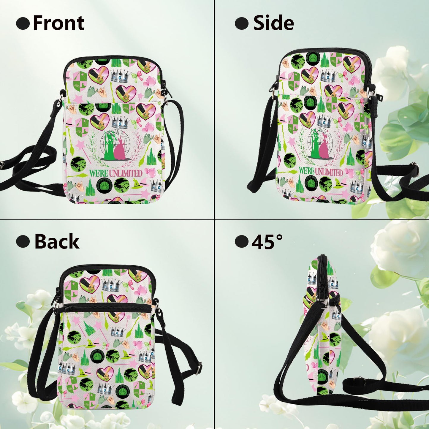 WZMPA Witch Musical Crossbody Bag Theater Music Lover Gift Together We're Unlimited Shoulder Bag Theater Drama Merch (Were Unlimited -CB)