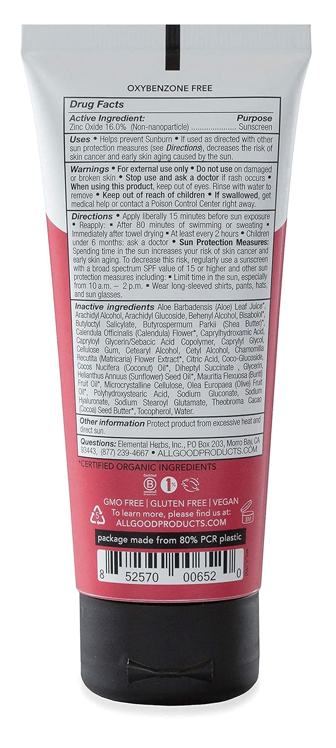 All Good Baby & Kids Mineral Face & Body Sunscreen - UVA/UVB Broad Spectrum, Coral Reef Friendly, Water Resistant, Zinc Oxide - (2) SPF 50 Butter Sticks & (2) SPF 30 Lotions