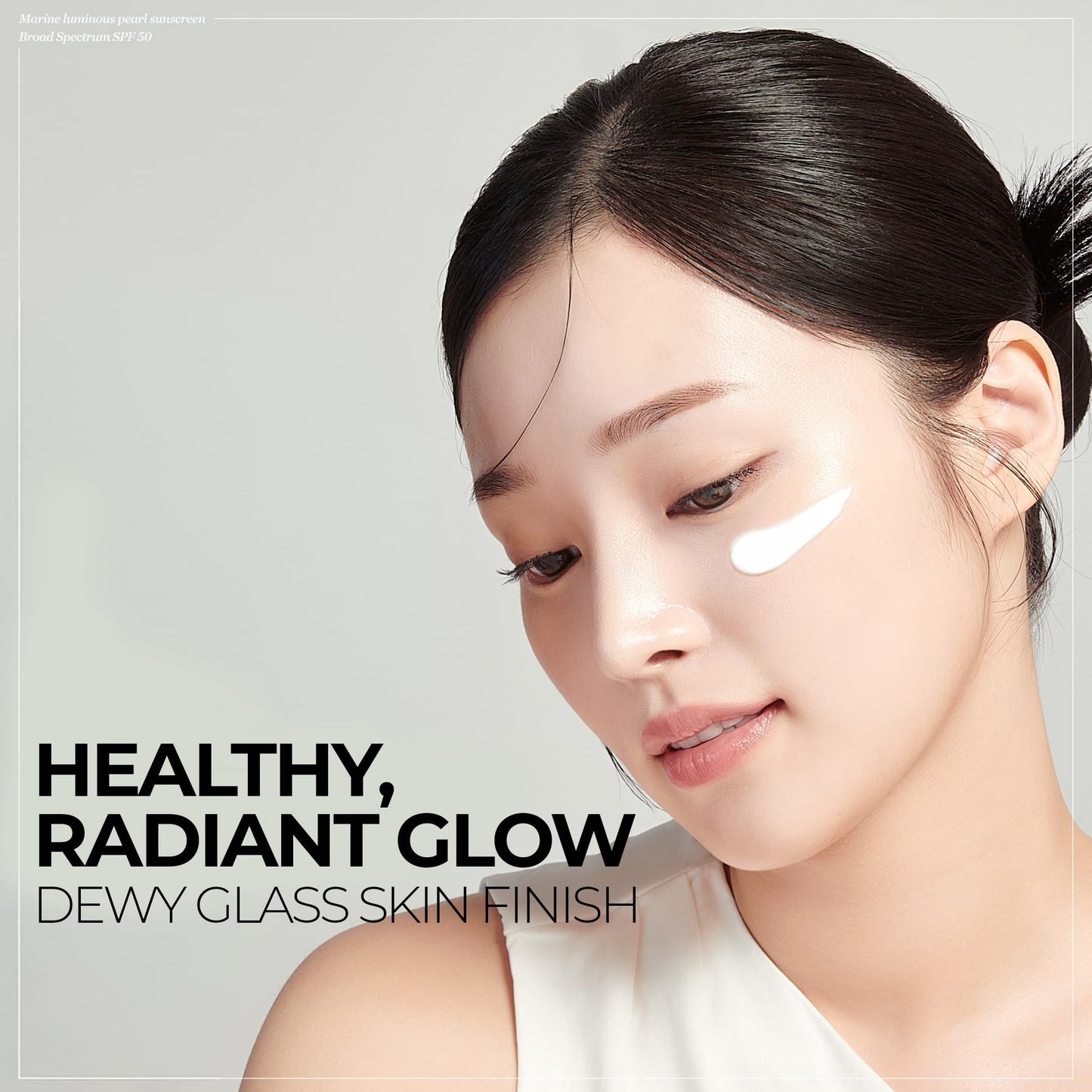JMsolution Korean Sunscreen SPF50+ PA++++ for Face | Hydrating Glow Sunscreen | No White Cast, Lightweight, Non-Greasy | Marine Pearl UV Cream(1.69 fl.oz)