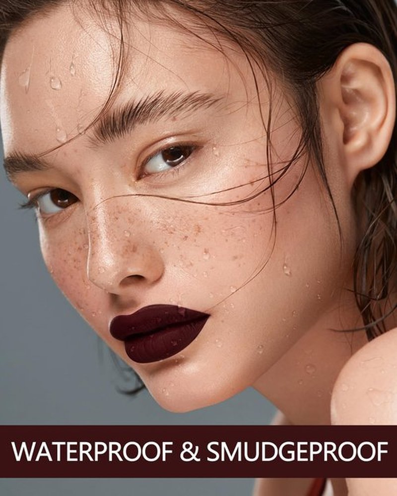 MAKI YIKA Dark Brown Lipstick for Women Color Stay Long Lasting Lipsticks, No Smudge Matte Liquid Lipstick Transferproof Cruelty-Free Lip Color |Chocolate