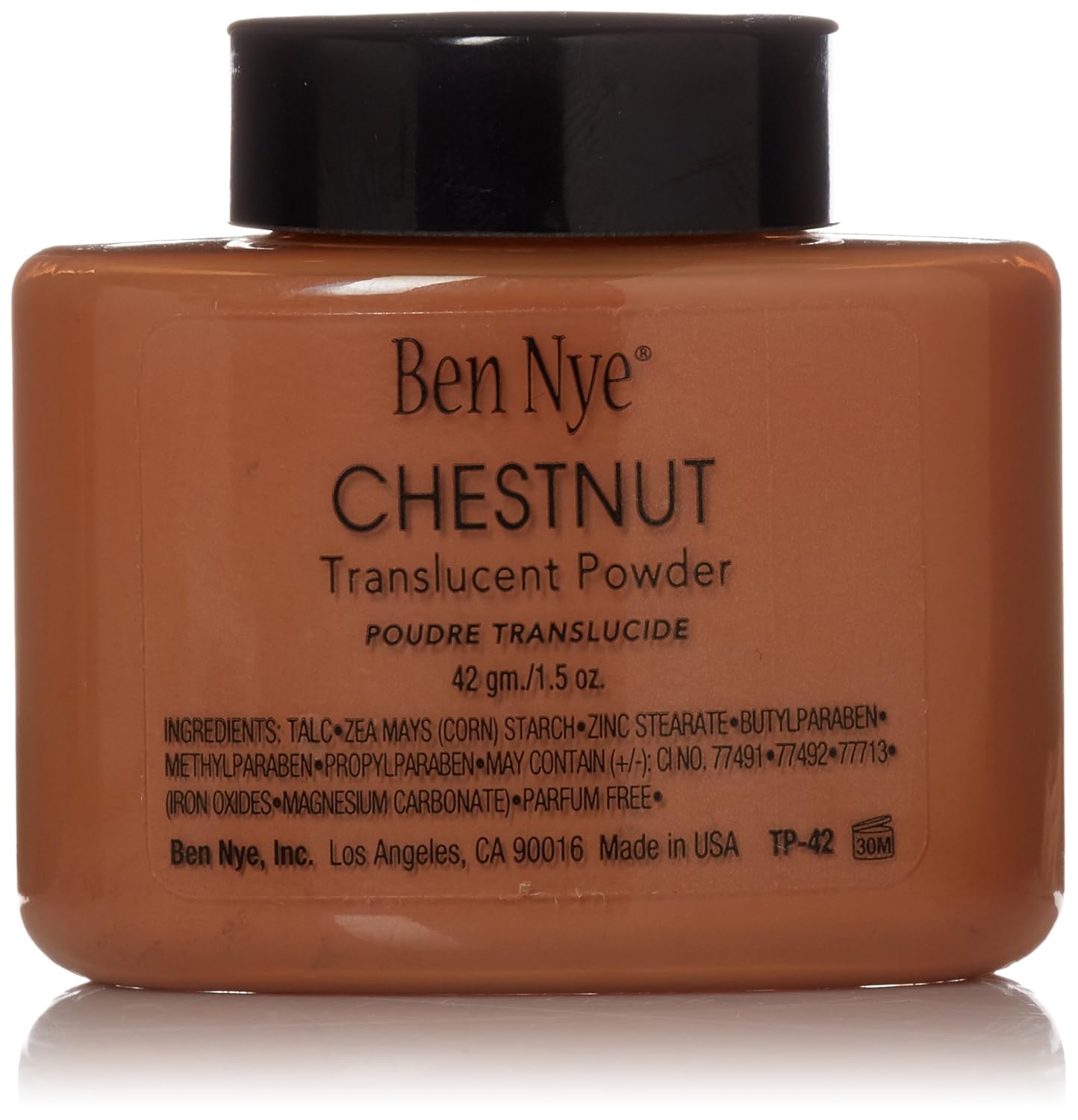 Ben Nye Chestnut Setting Powder - 42g (1.5oz) for Smooth, Flawless Finish