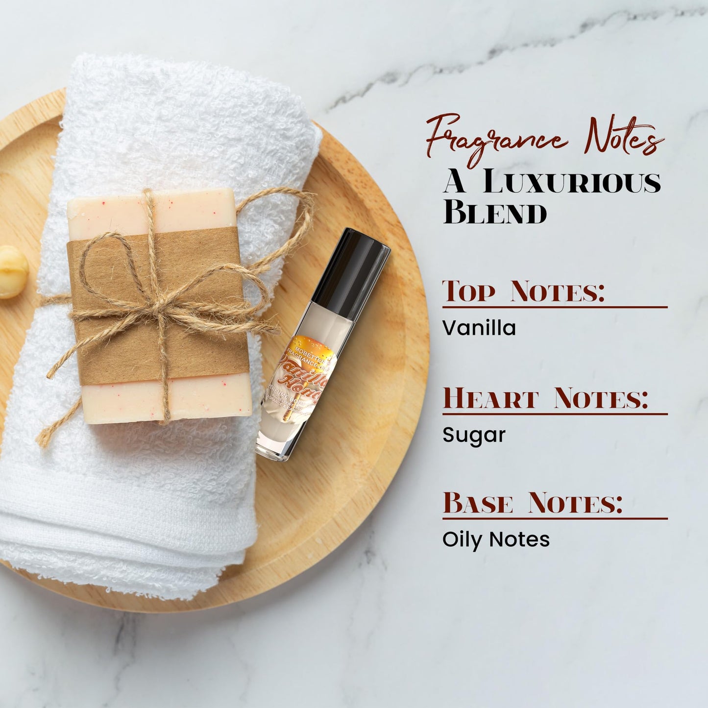 MOBETTER FRAGRANCE OILS Vanilla Honey Perfume Body Oil for Unisex