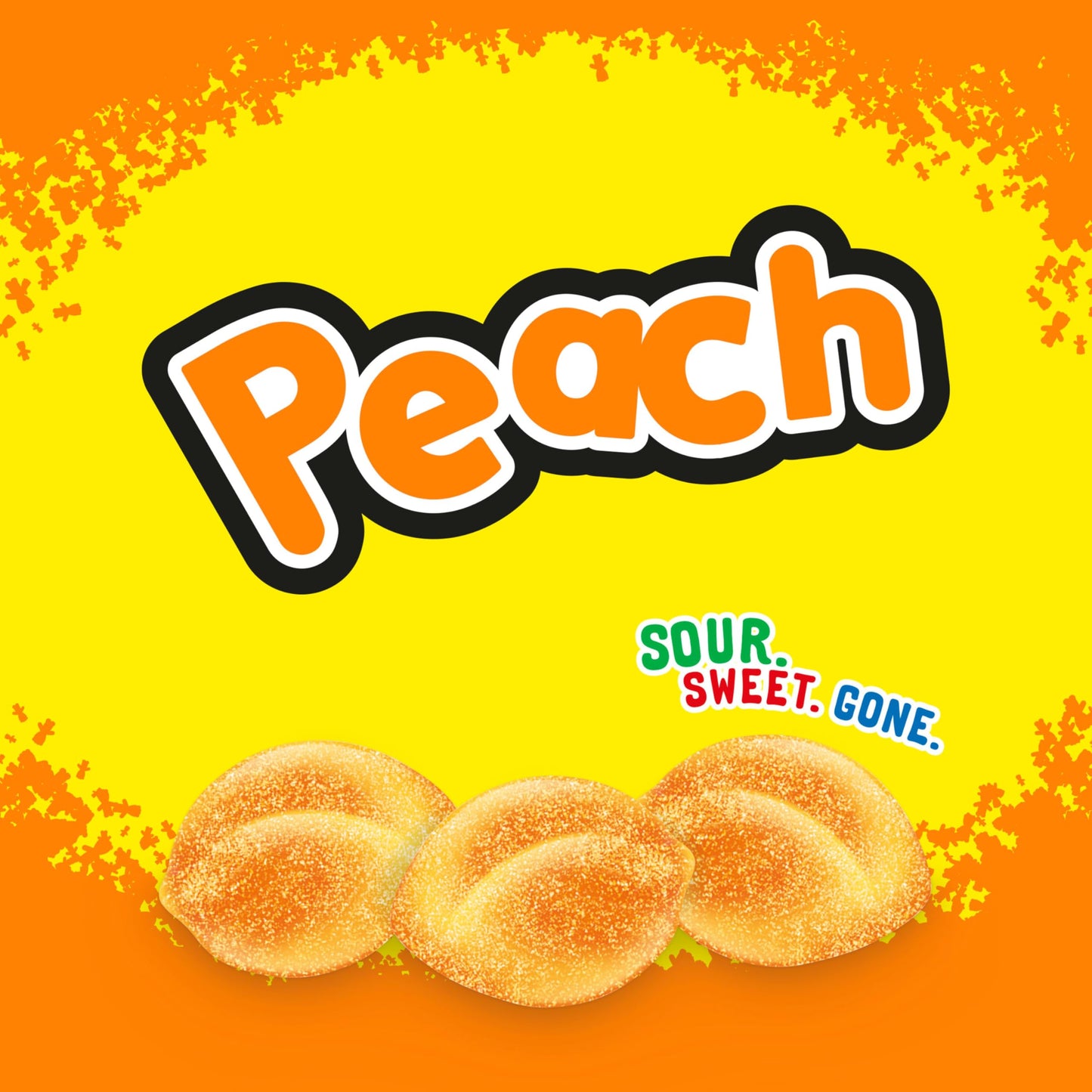 SOUR PATCH KIDS Peach Soft & Chewy Gummy Candy, Bulk Candy, 12 - 3.56 oz Bags