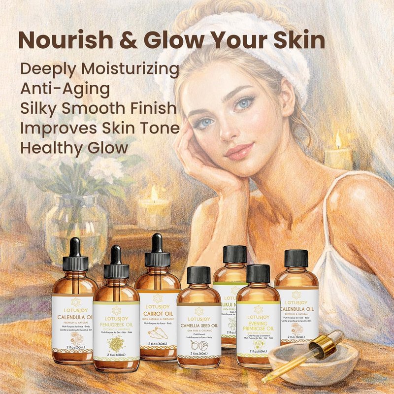 Organic Fenugreek Oil - Unrefined Multi-Purpose Oil for Skin, Hair & Nails | 2 fl oz (60 mL)